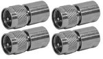 4 Lot Procomm NIP10 Cb Radio Fme Male Mini Uhf Adapter Coax Connector. Fixed Price $26.95.