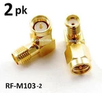 2-PACK Sma To Female Right Angle 90-DEGREE Adapter W/ Gold Plated Contacts. Fixed Price $7.95.