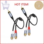 Hualeu 1FT Shielded Rca Splitter Subwoofer Stereo Audio Video Cable Male. Fixed Price $15.04.