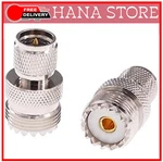 2PCS Rf Coaxial Adapter Mini-uhf Male PL259 SO239 CONNECTOR(F34-2). Fixed Price $13.49.