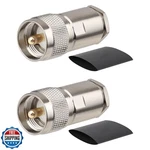 Mookeerf Pack PL259 Coax Connectors 50 Ohm PL-259 Uhf Male Clamp. Fixed Price $27.99.