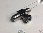 1 X 2 Two Female Jack Triple In Series Rf Adapter Connector 3 Way. Fixed Price $5.93.