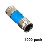 Ppc Belden SNSD6 Blue RG6 Snap-n-seal Compression Connectors 1000-PACK,. Fixed Price $280.00.