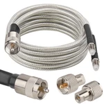 Mookeerf Dual Cb Antenna Coax Cable 8FT,LOW Loss RG8X Stranded Core With PL-259. Fixed Price $48.32.