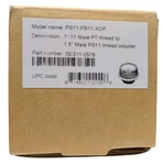 Verint PS11-PS11-ADP 1" Male To 1.5" Thread Adapter, White. Fixed Price $17.00.