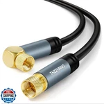 Thzzhnno Tv Aerial F-type Connector Coaxial Cable 30FT, 90 Degree Angled S. Fixed Price $34.99.