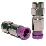 Purple Snap-n-seal Belden Compression Connector RG6 Coaxial SNS1PQS 50PCS. Fixed Price $81.00.