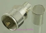 Premium W5SWL Series Uhf Male Coax Connector RG-8 RG-213 LMR-400 Silver Crimp. Fixed Price $13.95.