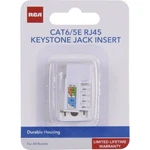 Rca Keystone CAT6/5E White Modular Jack TPHKJRJ45EV. Fixed Price $9.46.