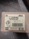 (50) Hubbell-raco Coupling Compression 1/2-INCH Trade Size Emt, Zinc. New. Fixed Price $29.90.