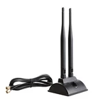 6DBI Dual Band 2.4GHZ 5GHZ Wifi Wireless Antenna Sma Female Magnetic Base Cable. Fixed Price $14.32.