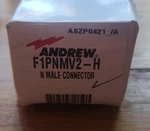 Andrew Model F1PNMV2-H Male Connector. Fixed Price $15.99.