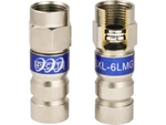 PCT-TRSXL-6LMG RG6 Coaxial Cable Compression Fitting Connectors (qty 50). Fixed Price $24.99.