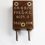 Telicon CR-6B/U 8075 Kc Khz FT-243 Ham Radio Crystal Military Amateur Ch. 919 6Q. Fixed Price $6.99.