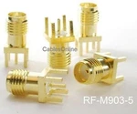 5-PACK Sma Female Jack Pcb Mount, Gold Plated Connectors, RF-M903-5. Fixed Price $9.95.