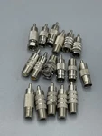 Lot 17 Rca Jack F-type Male/female Plug Coaxial Adapter Connectors. Fixed Price $28.75.