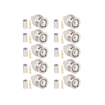 Mookeerf 10 Pack Bnc Male Crimp 50 Ohm Connectors... Fast Usa Ship. Fixed Price $25.00.
