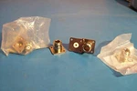 Lot Of 5 Bulkheak Jack 4 Pole Adapters Osm, Delta. Fixed Price $22.49.