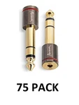 Aurum Cables 6.35MM 3.5MM Female Stereo (lot Of 75 Adapters). Fixed Price $57.95.