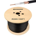 Mookeerf Coaxial Cable 150FT,LOW Loss Ohm Feet,black. Fixed Price $113.93.