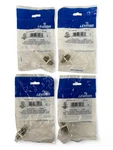 Leviton 41084-FWF Snap-in Quickport Nickel F-connector White **lot Of 4**. Fixed Price $9.99.