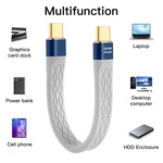 Type-c To 240W Short Cable Fast Charging Usb-c Cord 40GBPS Data Transfer. Fixed Price $5.69.