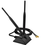 6DBI Wifi Antenna 2.4G/5G Dual Band Pole Sma Female With Magnetic Base. Fixed Price $15.85.
