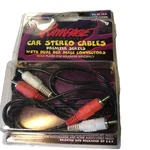 Rampage By Audiovox, Car Stereo Cables W/ Dual Rca Male Connectors, 6 Ft. Fixed Price $8.95.