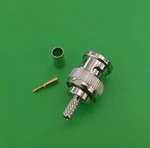 (2 Sets) Bnc Male 3-PC Crimp-on Connector For RG174 Thin Net Usa Seller. Fixed Price $8.99.
