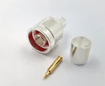 2PCS Rf Connector Male Crimp Gold Captive Pin Silver Plated 9B/U 214/U. Fixed Price $16.15.