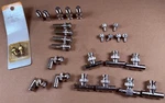 Lot Amphenol & Other American Made Bnc Coaxial Adapters Tees T's Right Angles. Fixed Price $19.99.