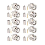 10 Pack Bnc Male Crimp 50 Ohm Connectors For RG58 RG142 RG400 LMR1. Fixed Price $23.95.
