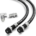 G-plug RG6 Coaxial Cable 200FT Quad Shielded, Waterproof, 75 Ohm With F-type. Fixed Price $38.00.