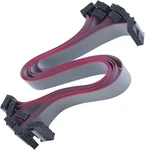 Antrader 30CM 16-PIN Idc Connector Flat Ribbon Cable With Black 2.54MM Fc Dual. Fixed Price $15.64.