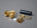Lot Of (5) Amphenol 901-9610-3 Sma Crimp Bulkhead Jack Rg 174,179,187,188,316. Fixed Price $54.87.
