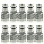 10PCS Adapter Bnc Female Jack Tnc Plug Rf Connector Straight F/m. Fixed Price $19.85.
