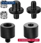 Xthrotsenk Tripod Screw Adapter 6 Pcs Aluminum Threaded Converter 1/4 Male To 3/. Fixed Price $11.48.