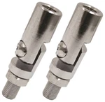 2 Lot Procomm JBC100 Cb Ham Radio Antenna Fold Over Mounts W/ 180 Degree Swivel. Fixed Price $31.95.