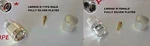 Silver Female Crimp For LMR600 Rf Coax Cable Connector. Fixed Price $21.99.