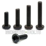 M4 / 4MM Phillips Pan Head Machine Screws, Steel, Black Oxide, Din 7985A Metric. Fixed Price $122.95.