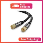 Bluerigger RG6 Coaxial Cable (male F Type Connector Pin, Gold Plated, Triple Shi. Fixed Price $23.80.
