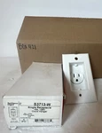 Pass & Seymour S3713-W Single Receptacle 15A 125V Clock Hanger. Fixed Price $10.79.