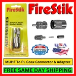 Firestik Mu-pl Muhf Adapter RG-58 Coax W/ Mini-uhf Connector PL-259 Kit. Fixed Price $9.95.
