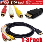 1080P Hdmi Male To 3 Video Audio Component Converter Adapter Cable Hdtv. Fixed Price $12.79.