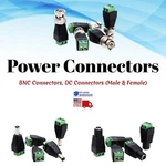 Power Connector Bnc Dc 2.1 X 5.5MM / Female Adapter Balun Jack Cctv Lot. Fixed Price $41.25.
