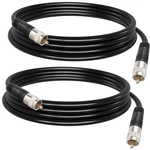 RG8X Cable 6FT, Pack PL259 Coaxial Jumper, Cb F... Fast Ship. Fixed Price $26.99.