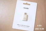 ( 8 ) Nonda Usb C To Adapter Type Pink. Fixed Price $16.99.