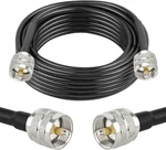 RG58 Coax Cb Cable 20FT, 50 Ohm PL-259 Uhf Male Connectors Flexible Durable. Fixed Price $40.99.