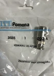 Pomona 3535 Adapter Coaxial Connector Bnc Plug, (m) Pin/n Jack, (f) Socket, Nos.. Fixed Price $19.95.