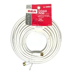 Rca 25FT Coax RG6 Audio Video Cable Gold Connects Hdtv A/v Receiver VH625WHR. Fixed Price $7.30.